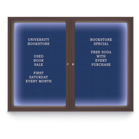 United Visual Products Hinge-less Radius Corkboard, 11"x13-1/2", Black Alum Frame/Cork UVEB1113R-BLACK-CORK